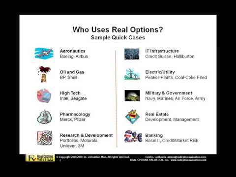 RISK SIMULATOR Real Options Analysis: Basic Theory