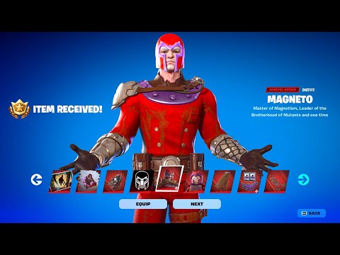 How to Unlock MAGNETO Skin in Fortnite (Unlock ALL Magneto Challenges Quests Reward)