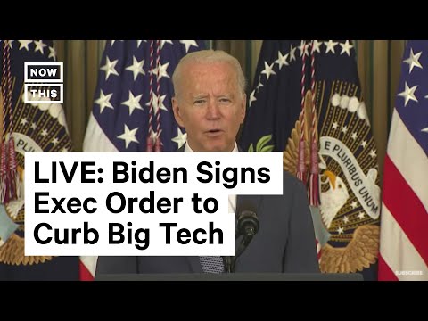 Joe Biden Signs Exec Order to Foster Competition in American Economy | LIVE