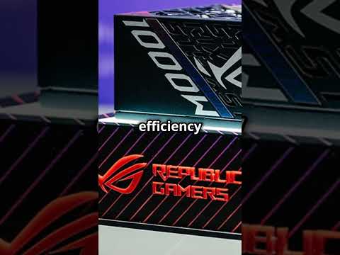 ASUS Unveils GaN Power Supplies at Gamescom! #shorts