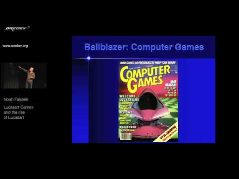 Øredev 2017 - Noah Falstein - Lucasfilm Games and the rise of LucasArts