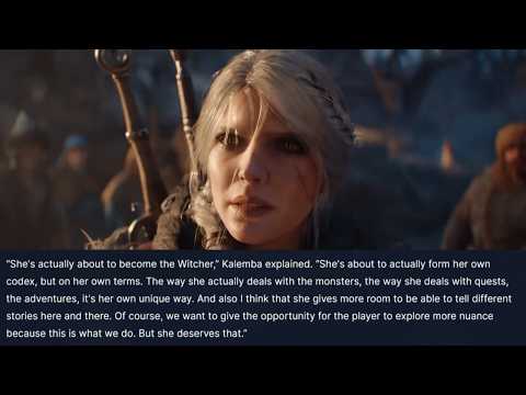 HUGE The Witcher 4 UPDATES! NEW Ciri Story Details, World Regions, &amp; Monsters