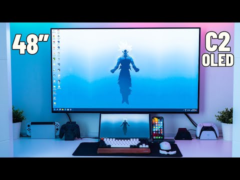 48&quot; LG C2 OLED + PS5, Series X &amp; PC | Gaming Setup TV Upgrade!