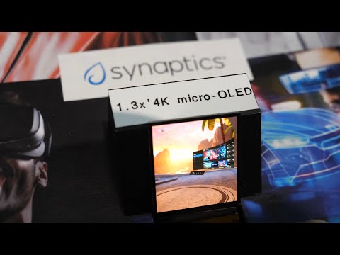 Synaptics 4K Micro OLED VR Display Driver enables affordable 1.3&quot; 4Kx4K 120hz VR/MR Display Market