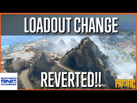 Loadout Change Reverted!!! - Call Of Duty Warzone