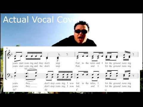 A Cover of All Star but it&#039;s a Bach chorale following the conventions of the Common Practice Period