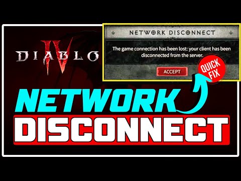 How To Fix Diablo 4 NETWORK DISCONNECT Error || Diablo 4 DISCONNECTED From Server [5 TIPS]