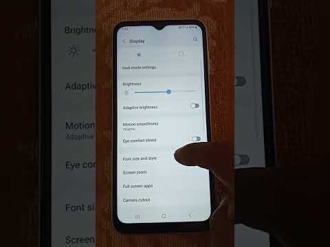 Samsung galaxy A14 5G screen refresh rate || one ui 5.1 #shorts ❤️❤️