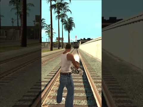 USE THE MINIGUN - GTA San Andreas #shorts