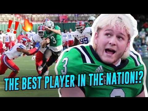 #1 Player Quinn Ewers Has The CRAZIEST HAIR In High School! INSANE Playoff Game In Texas 😱