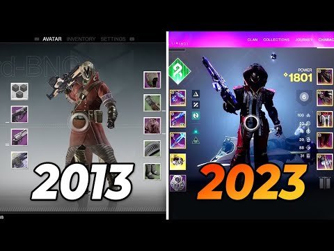 The ENTIRE Evolution of Destiny! (Creation to Lightfall)