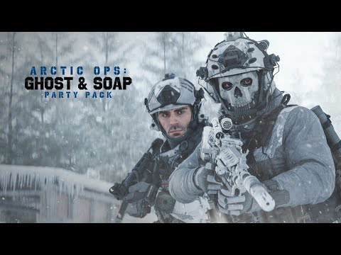 Ghost Cold Biter Soap Snow Suit Skins Ghost &amp; Soap Modern Warfare 3 Arctic Ops Party Pack