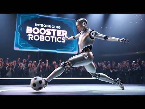 Meet the New Soccer-Playing Humanoid Robot: Booster T1 Unleashed!