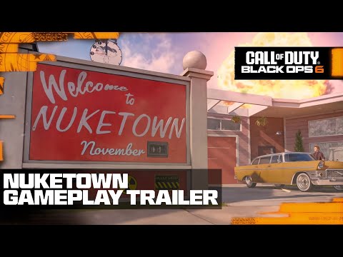 Black Ops 6 Classic Nuketown Gameplay Trailer FIRST LOOK! (Black Ops 6 Nuketown Release Date)