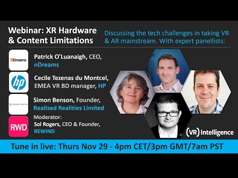 XR hardware &amp; content: Current limitations &amp; future potential