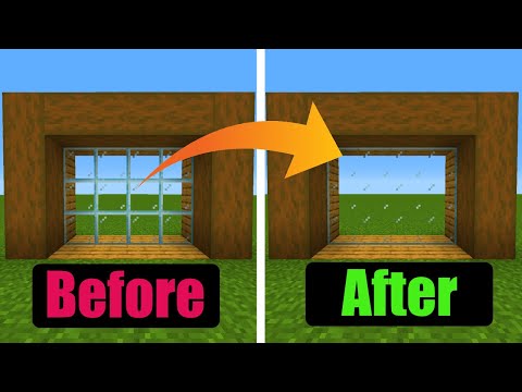 How to get clear glass in Minecraft (Works with any java version)