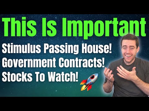 Stock Market News! New Government Contracts, Stimulus, Partnerships, Large Crypto Investments!