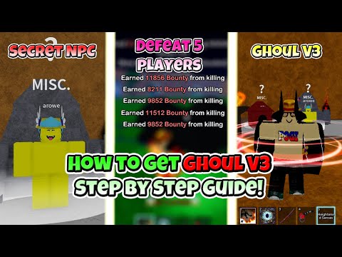 How To Get Ghoul Race V3 Blox Fruits [Easy Guide 2024]