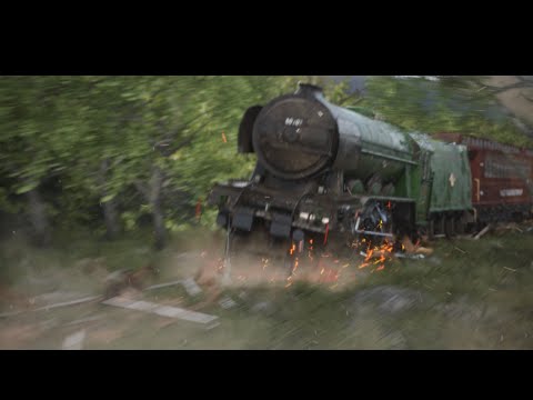 Blender Train Crash Animation Short Film