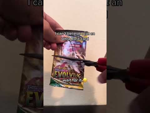 I Cut A ULTRA RARE Pokémon Card #shorts #pokemon #pokemoncards