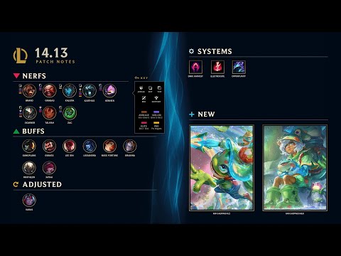 14.13 Patch Notes Rundown! - League of Legends