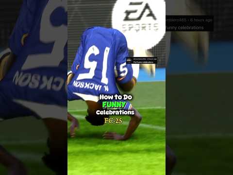 How to do FUNNY Celebrations in FC25 Ps5 | 2024 | #fc25 #soccer #fifa #futbol #shorts