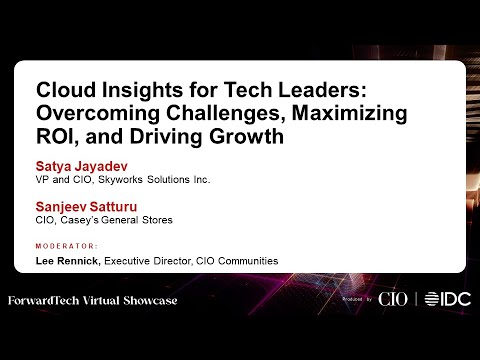 Cloud Insights for Tech Leaders: Overcoming Challenges, Maximizing ROI, and Driving Growth