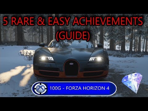 Forza Horizon 4 - 5 RARE but Easy Achievements (GUIDE)