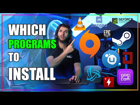 Which programs should you install on a new PC?