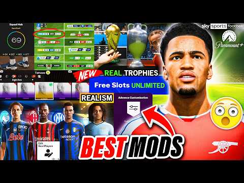 I Downloaded the BEST FC25 MODS You NEED to Use in Career Mode!