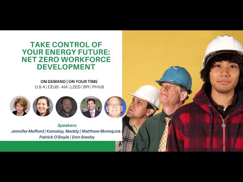 Take Control of your Energy Future: Net Zero Workforce Development