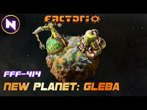 NEW PLANET GLEBA: Getting Excited About SPOILAGE! | Factorio DLC &quot;Space Age&quot; | FFF-413 &amp; FFF-414