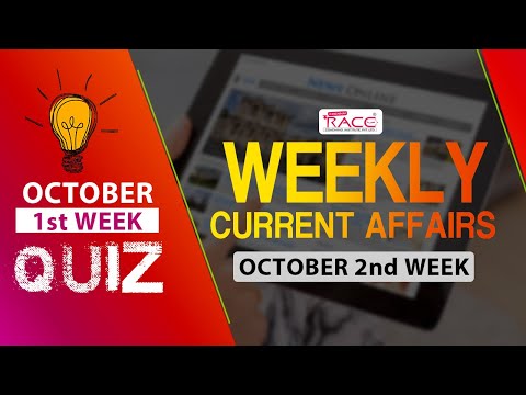 Weekly Current Affairs 2020 | October 2nd Week Current Affairs | Malayalam I Race Institute