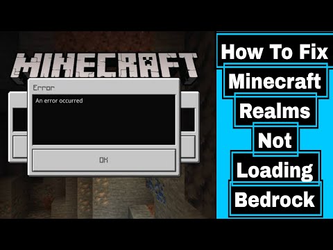 How To Fix Minecraft Realms Not Working Bedrock | Minecraft Realms Not Loading Bedrock