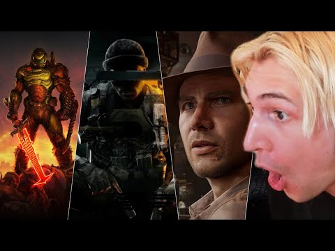 xQc Reacts to Xbox Games Showcase 2024 | Black Ops 6, Doom, Dragon Age, Fallout 76 + MORE