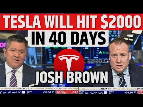 Tesla Will Hit $2000 In 40 Days said By Josh Brown | TSLA Stock news