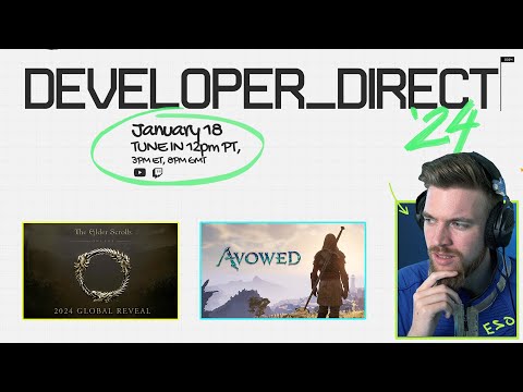 New 2024 Xbox Developer Direct - Avowed, The Elder Scrolls Online Showcase, Hellblade II, etc