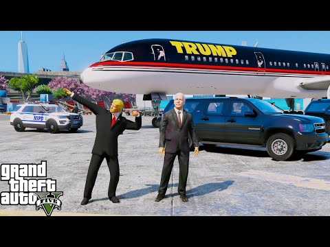 Transporting President Trump From New York City To Miami In GTA 5