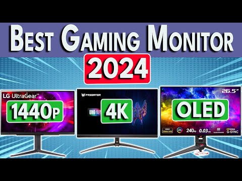 Best Gaming Monitor 2024 | 1440p, 240hz, 4K &amp; OLED | Best Gaming Monitors for PC PS5 XBox