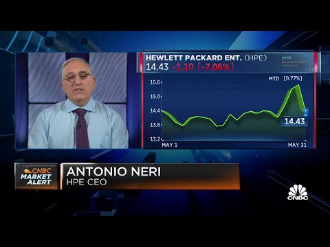 HPE CEO on A.I. strategy, computing slowdown and revenue outlook