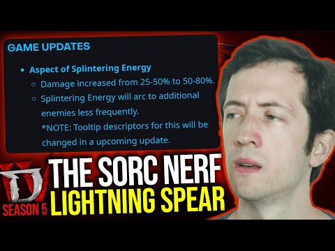 Diablo 4 - Hotfix Sorc Nerf! How Bad Is It?