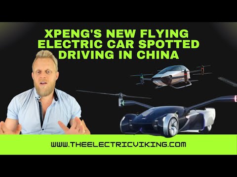 Xpeng&#039;s new FLYING electric car spotted driving in China