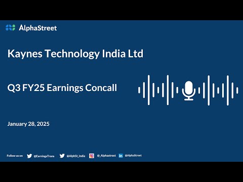 Kaynes Technology India Ltd Q3 FY2024-25 Earnings Conference Call