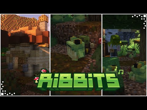 Ribbits (Minecraft Mod Showcase) | New Frog Village &amp; New Blocks/Items | Forge &amp; Fabric 1.20.1