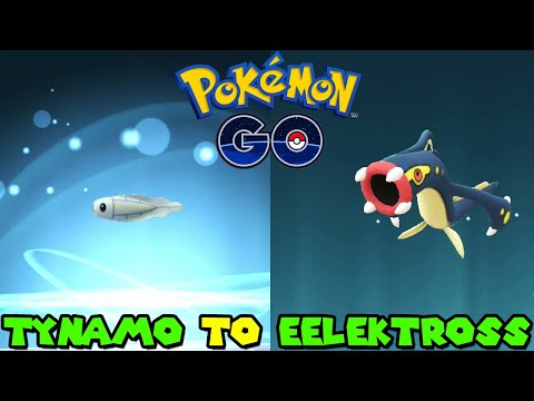 Evolving TYNAMO to EELEKTROSS in Pokemon Go