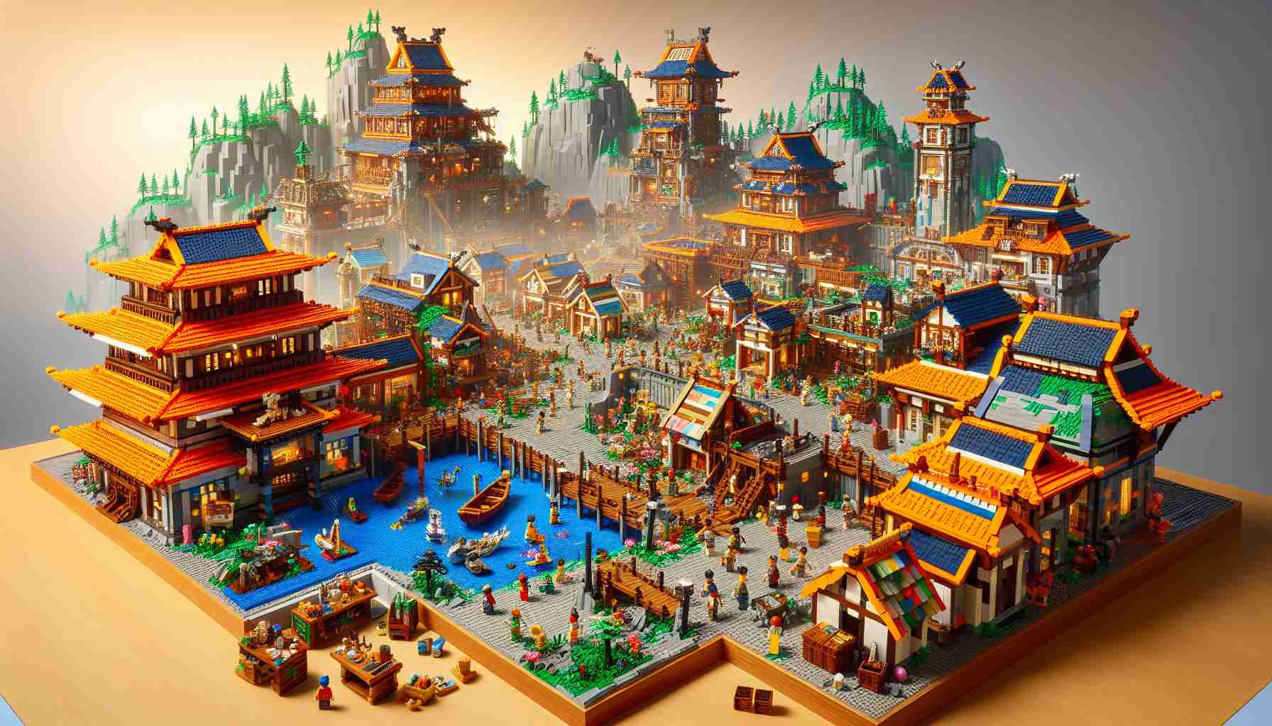 Awe-Inspiring LEGO Fortnite Village Showcases Creative Genius