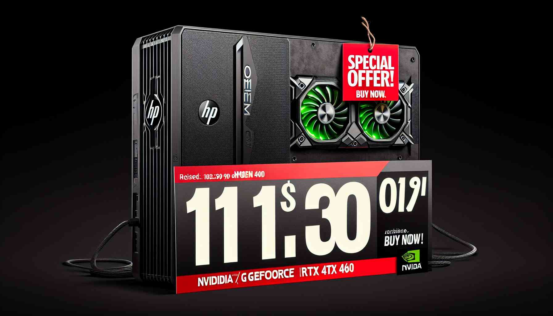 Wyjątkowa oferta! Kup teraz komputer do gier HP Omen 40L z kartą graficzną Nvidia GeForce RTX 4060 za 1130 zł zamiast 1500 zł