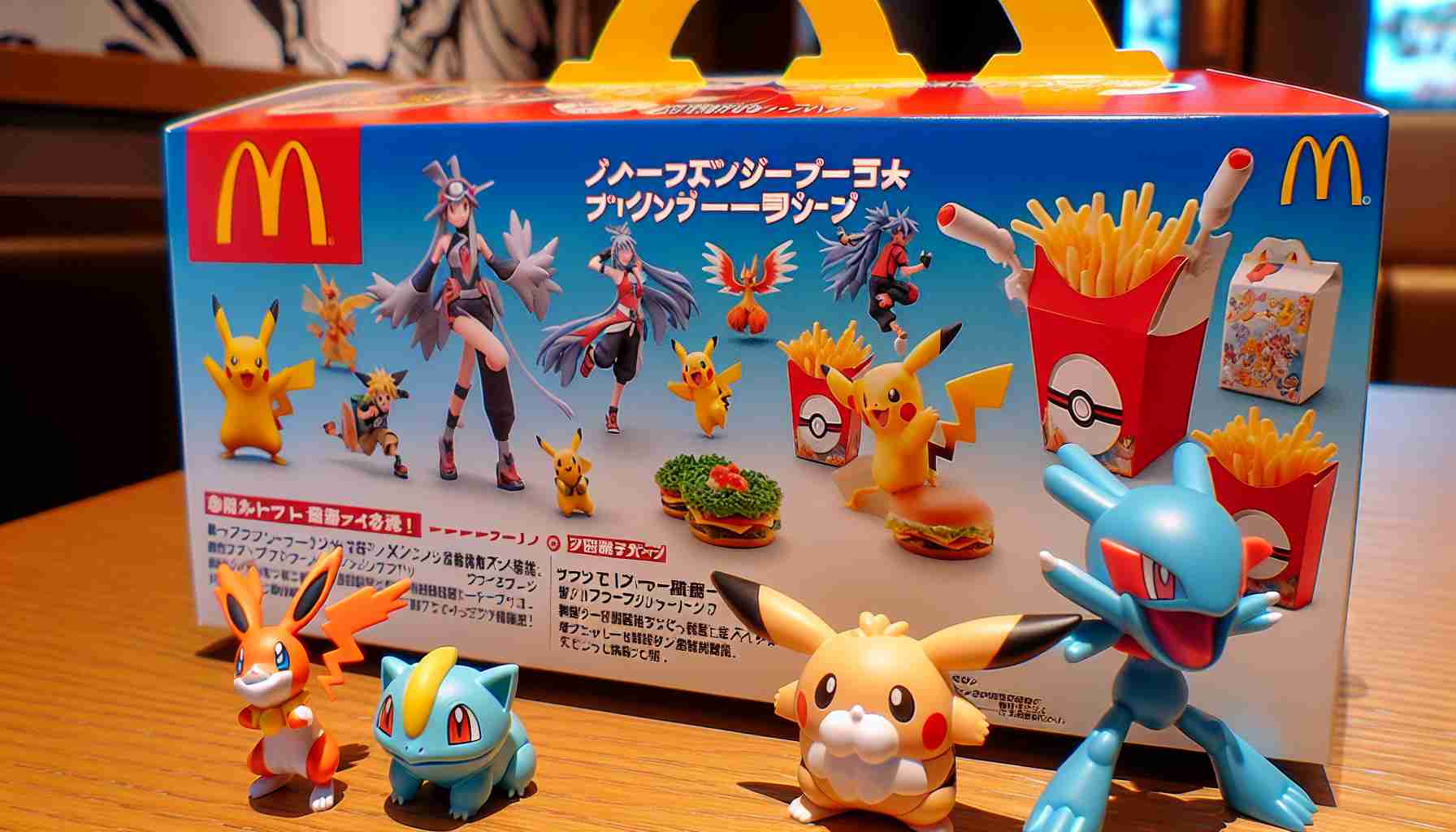 Nadchodzi nowa linia zabawek Pokemon w ramach zestawów Happy Meal w McDonald’s Japonia