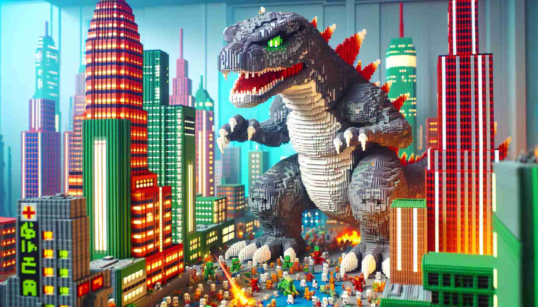 Minecraft Godzilla DLC: Unleash the Monster Within and Save the City