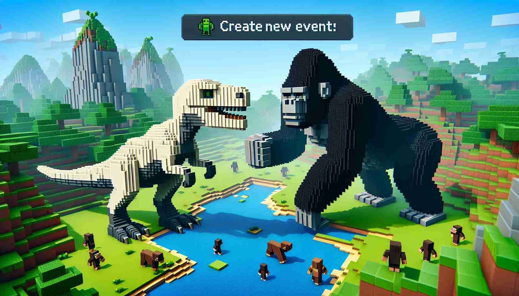 Godzilla i Kong w Minecraft! Nowe wydarzenie w czekających fanów grze